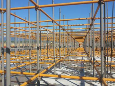 沈陽外腳手架鋼管里邊防護的措施