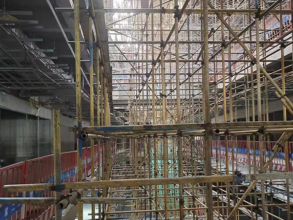 沈陽腳手架租賃完成后拆除時的順序